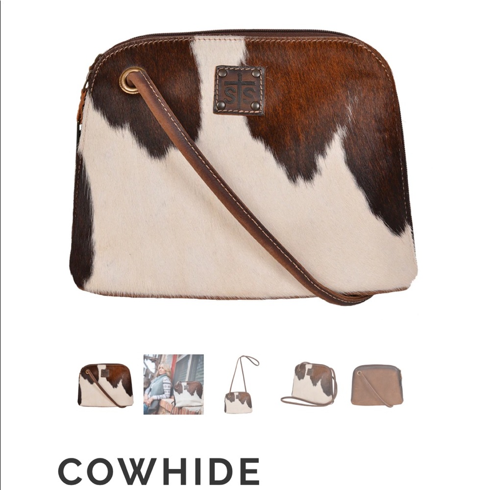 STS cowhide crossbody. EUC. Smoke-free home. Used less than 2 weeks.